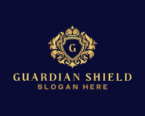 Shield Luxury Crown logo design