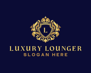 Shield Luxury Crown logo design