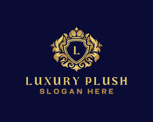 Shield Luxury Crown logo design