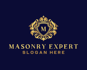 Shield Luxury Crown logo design