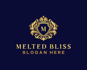 Shield Luxury Crown logo design