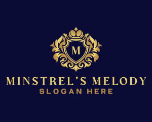 Shield Luxury Crown logo design