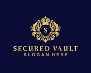 Shield Luxury Crown logo design