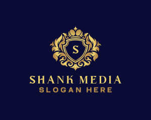 Shield Luxury Crown logo design