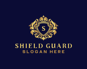 Shield Luxury Crown logo design