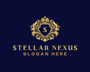 Shield Luxury Crown logo design