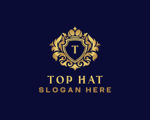 Shield Luxury Crown logo design