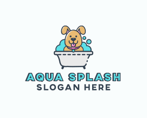 Dog Bubble Bath logo design