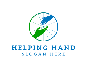 Charity Helping Hands logo design