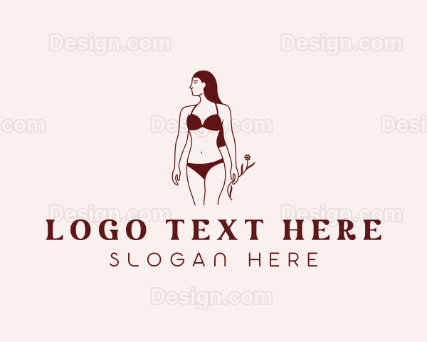 Fashion Bikini Model Logo