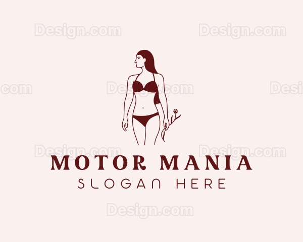 Fashion Bikini Model Logo