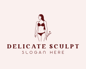 Fashion Bikini Model Logo