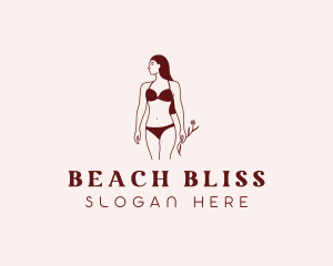 Fashion Bikini Model logo design