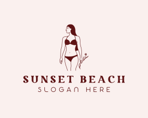 Fashion Bikini Model logo design