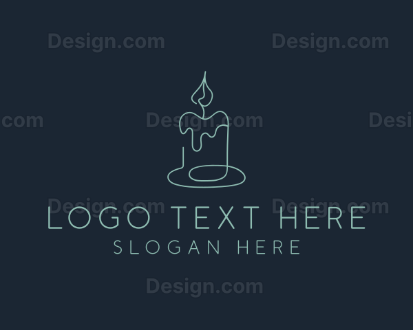 Candle Spa Decor Logo