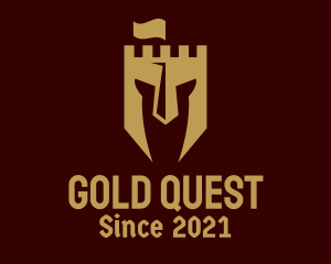 Gold Castle Gladiator logo design