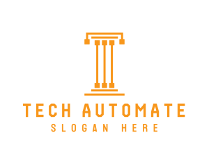 Tech Pillar T logo design