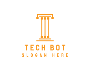 Tech Pillar T logo design