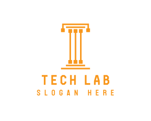 Tech Pillar T logo design