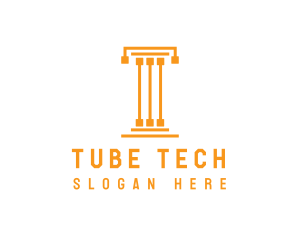 Tech Pillar T logo design