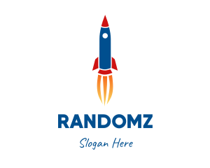 Rocketship Toy Launch logo design