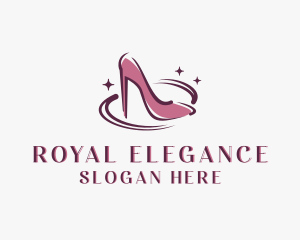 Stiletto High Heel logo design