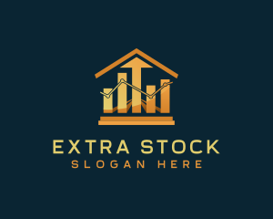 Graph Stocks Investment logo design