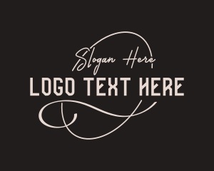 Simple - Simple Cursive Business logo design