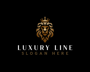 Luxury Regal Lion logo design