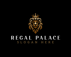 Luxury Regal Lion logo design