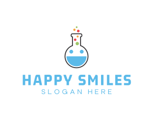 Smile Science Laboratory logo design