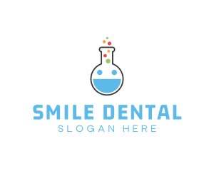 Smile Science Laboratory logo design