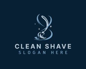 Mop Janitorial Cleaning logo design