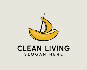 Healthy Banana Fruit logo