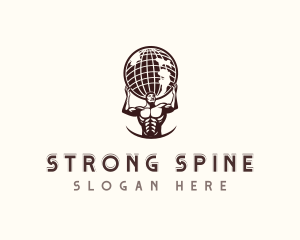 Strong Atlas Globe logo design