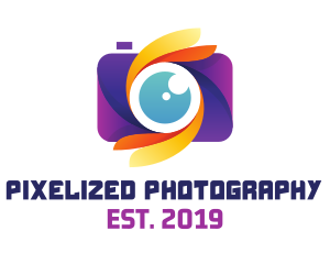 Modern Photography Camera logo design