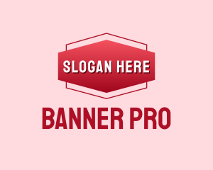 Supplies Banner Wordmark logo design