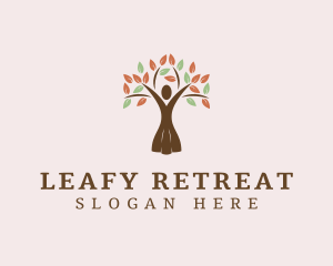 Organic Tree Lady logo design