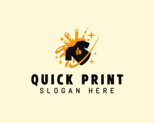 Splash Tshirt Printing  logo design