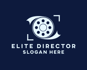 Movie Film Reel logo design