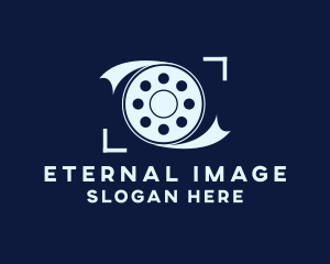 Movie Film Reel logo design