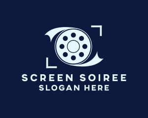 Movie Film Reel logo design