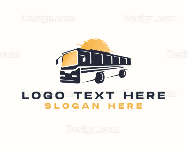 Bus Transport Travel Logo