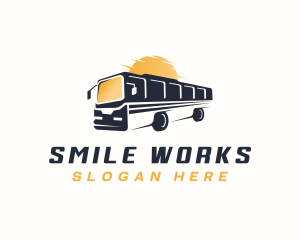 Bus Transport Travel Logo