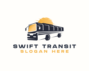 Bus Transport Travel logo design