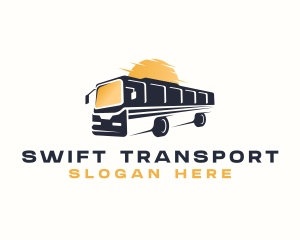 Bus Transport Travel logo design