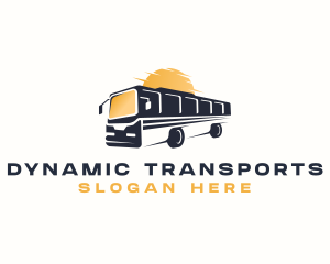 Bus Transport Travel logo design