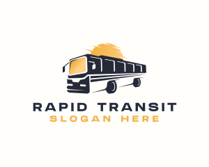 Bus Transport Travel logo design