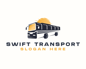 Bus Transport Travel logo design