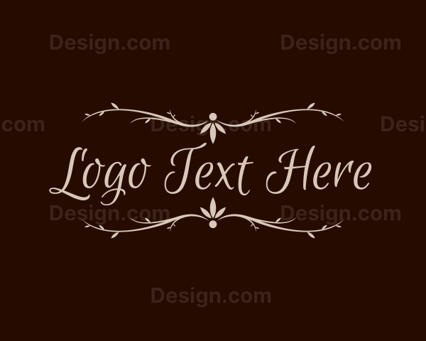 Elegant Medieval Ornament Logo